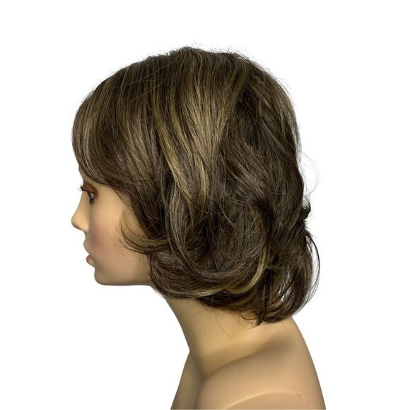 13” Light Brown Short Synthetic Hair Bob Wig NEW - Picture 3 of 6